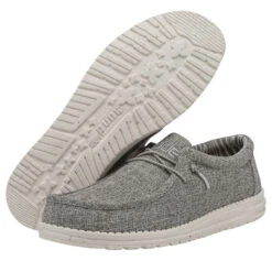 Wally Blend - Iron 10 Wally Blend - Iron -Daily Footwear Shop 112473915 WALLY ECO LINEN IRON LEFT 3