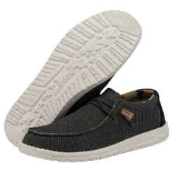 Wally Knit - Charcoal -Daily Footwear Shop 112474007 WALLY ECO SOX CHARCOAL LEFT 3