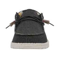 Wally Knit - Charcoal -Daily Footwear Shop 112474007 WALLY ECO SOX CHARCOAL LEFT 4