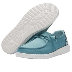 Wendy Stretch Fleece - Sea Blue -Daily Footwear Shop 121412121 WENDY STRETCH FLEECE SEA BLUE 03