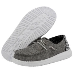 Wendy Youth Chambray - Onyx -Daily Footwear Shop 130124203 WENDY YOUTH CHAMBRAY ONYX LEFT 3