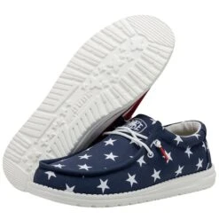 Wally Patriotic - American Flag -Daily Footwear Shop 40001 9CW WALLYPATRIOTIC AMERICANFLAG PAIRBOTTOM