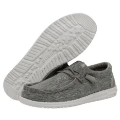 Wally Ascend Woven - Carbon -Daily Footwear Shop 40002 0YK WALLYASCENDWOVEN CARBON PAIRBOTTOM