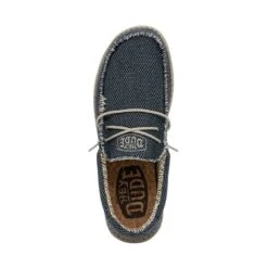 Wally Braided - Blue Night -Daily Footwear Shop 40003 4NM WALLY BRAIDED BLUE NIGHT LEFT 6