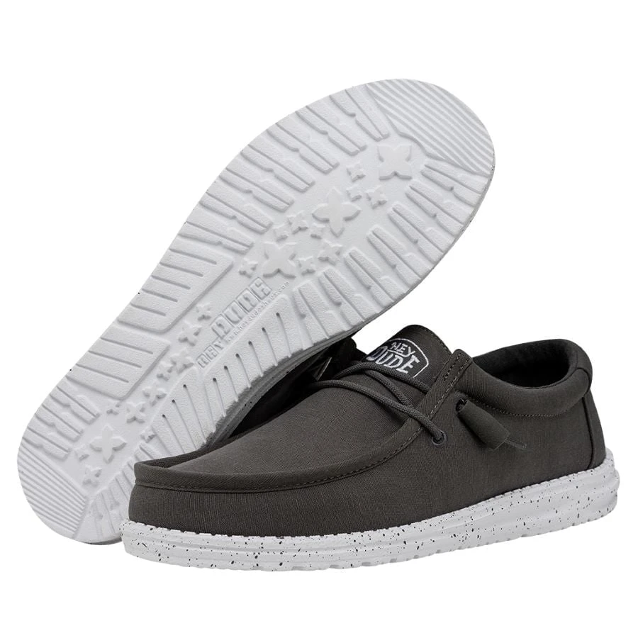 Wally Slub Canvas - Dark Grey 5 Wally Slub Canvas - Dark Grey - Image 3
