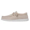 Wally Slub Canvas - Natural 2 Wally Slub Canvas - Natural -Daily Footwear Shop 40009 106 WALLYSLUBCANVAS NATURAL LEFTSIDE