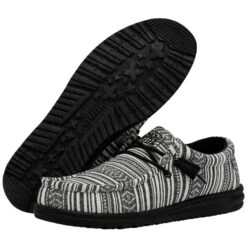 Wally Serape - Black Gravel -Daily Footwear Shop 40017 0YB WALLY SERAPE BLACK GRAVEL LEFT 3
