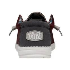 Wally Sox Triple Needle - Karanda Red -Daily Footwear Shop 40020 6VF WALLYSOXTRIPLENEEDLE KARANDARED LEFTBACK