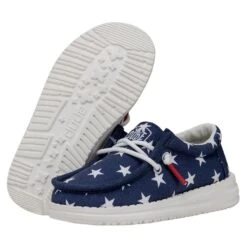 Wally Toddler Patriotic - American Flag 10 Wally Toddler Patriotic - American Flag -Daily Footwear Shop 40031 9CW WALLYTODDLERPATRIOTIC AMERICANFLAG PAIRBOTTOM