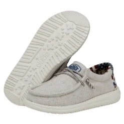 Wally Youth - Off White Patriotic -Daily Footwear Shop 40040 1K1 WALLYYOUTH OFFWHITEPATRIOTIC PAIRBOTTOM