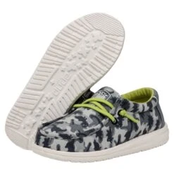 Wally Youth Camodino - Blue -Daily Footwear Shop 40043 425 WALLYYOUTHCAMODINO BLUE PAIRBOTTOM