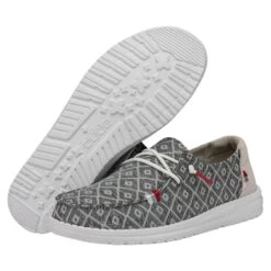 Wendy Boho - Embroidery Dark Grey 10 Wendy Boho - Embroidery Dark Grey -Daily Footwear Shop 40054 1GS WENDYBOHO EMBROIDERYDARKGREY PAIRBOTTOM