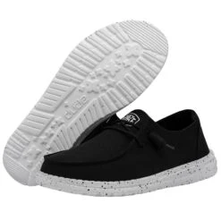 Wendy Slub Canvas - Black 10 Wendy Slub Canvas - Black -Daily Footwear Shop 40063 001 WENDY SLUB CANVAS BLACK LEFT 3