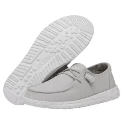 Wendy Slub Canvas - Light Grey 10 Wendy Slub Canvas - Light Grey -Daily Footwear Shop 40063 007 WENDYSLUBCANVAS LIGHTGREY PAIRBOTTOM