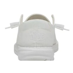 Wendy Slub Canvas - White -Daily Footwear Shop 40063 100 WENDY SLUB CANVAS WHITE LEFT 5