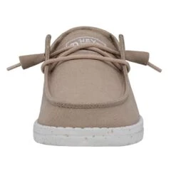 Wendy Slub Canvas - Tan 11 Wendy Slub Canvas - Tan -Daily Footwear Shop 40063 265 WENDYSLUBCANVAS TAN LEFTFRONT