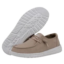 Wendy Slub Canvas - Tan 10 Wendy Slub Canvas - Tan -Daily Footwear Shop 40063 265 WENDYSLUBCANVAS TAN PAIRBOTTOM