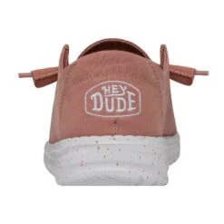 Wendy Slub Canvas - Terracotta -Daily Footwear Shop 40063 6VE WENDYSLUBCANVAS TERRACOTTA LEFTBACK