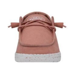 Wendy Slub Canvas - Terracotta -Daily Footwear Shop 40063 6VE WENDYSLUBCANVAS TERRACOTTA LEFTFRONT