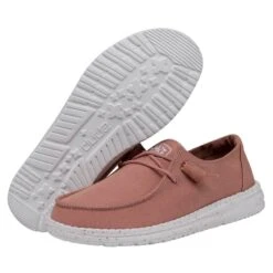 Wendy Slub Canvas - Terracotta -Daily Footwear Shop 40063 6VE WENDYSLUBCANVAS TERRACOTTA PAIRBOTTOM