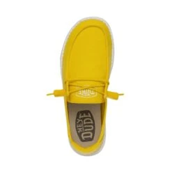 Wendy Slub Canvas - Empire Yellow 13 Wendy Slub Canvas - Empire Yellow -Daily Footwear Shop 40063 76I WENDYSLUBCANVAS EMPIREYELLOW LEFTTOP