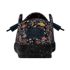 Wendy Funk Slub Blanket - Midnight Rain 12 Wendy Funk Slub Blanket - Midnight Rain -Daily Footwear Shop 40066 4MK WENDYFUNKSLUBBLANKET MIDNIGHTRAIN LEFTBACK