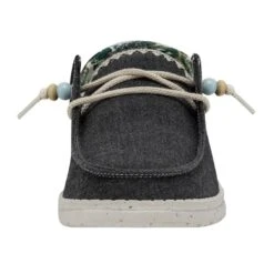 Wendy Fringe - Carbon -Daily Footwear Shop 40071 0YK WENDYFRINGE CARBON LEFTFRONT