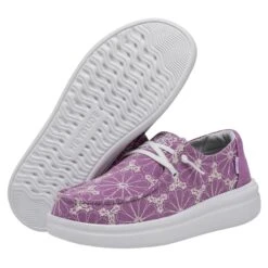 Wendy Rise Eyelet - Violet -Daily Footwear Shop 40075 508 WENDY RISE EYELET VIOLET LEFT 3