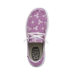 Wendy Rise Eyelet - Violet -Daily Footwear Shop 40075 508 WENDY RISE EYELET VIOLET LEFT 6