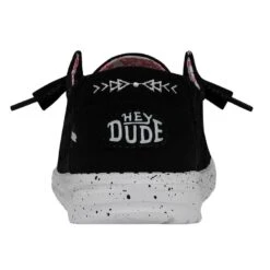 Wendy Stretch Boho Fleur - Crow -Daily Footwear Shop 40082 0YP WENDYSTRETCHBOHOFLUER CROW LEFTBACK