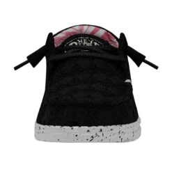 Wendy Stretch Boho Fleur - Crow -Daily Footwear Shop 40082 0YP WENDYSTRETCHBOHOFLUER CROW LEFTFRONT