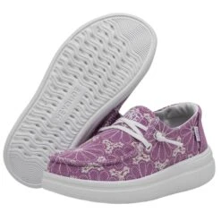 Wendy Youth Rise Eyelet - Violet -Daily Footwear Shop 40108 508 WENDY YOUTH RISE EYELET VIOLET LEFT 3
