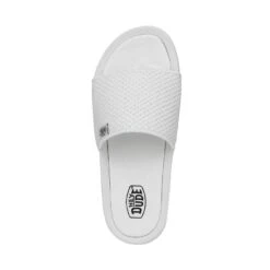 Chandler Knit - White Silver -Daily Footwear Shop 40114 1LD CHANDLERKNIT WHITESILVER LEFTTOP