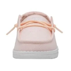 Wendy Youth Slub Canvas - Pink -Daily Footwear Shop 40143 680 WENDY YOUTH SLUB CANVAS PINK LEFT 4