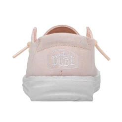 Wendy Youth Slub Canvas - Pink -Daily Footwear Shop 40143 680 WENDY YOUTH SLUB CANVAS PINK LEFT 5