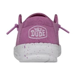 Wendy Toddler Slub Canvas - Violet 12 Wendy Toddler Slub Canvas - Violet -Daily Footwear Shop 40144 508 WENDYTODDLERSLUBCANVAS VIOLET LEFTBACK