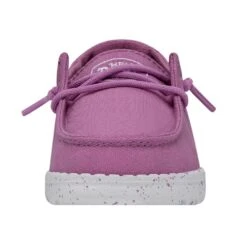 Wendy Toddler Slub Canvas - Violet 11 Wendy Toddler Slub Canvas - Violet -Daily Footwear Shop 40144 508 WENDYTODDLERSLUBCANVAS VIOLET LEFTFRONT