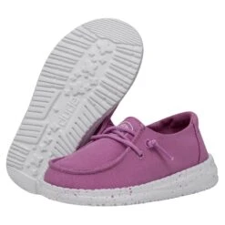 Wendy Toddler Slub Canvas - Violet 10 Wendy Toddler Slub Canvas - Violet -Daily Footwear Shop 40144 508 WENDYTODDLERSLUBCANVAS VIOLET PAIRBOTTOM