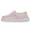 Wendy Toddler Slub Canvas - Pink -Daily Footwear Shop 40144 680 WENDYTODDLERSLUBCANVAS PINK LEFTSIDE