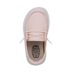 Wendy Toddler Slub Canvas - Pink 13 Wendy Toddler Slub Canvas - Pink -Daily Footwear Shop 40144 680 WENDYTODDLERSLUBCANVAS PINK LEFTTOP