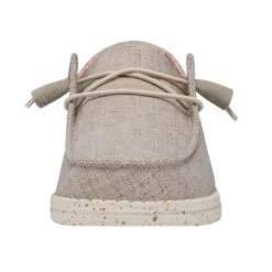 Wendy Chambray Wide - White Nut -Daily Footwear Shop 40151 2BK WENDYCHAMBRAYWIDE WHITENUT LEFTFRONT