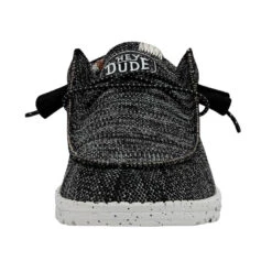 Wally Sox Stitch Wide - Black White -Daily Footwear Shop 40161 0YH WALLYSOXSTITCH BLACKWHITE LEFTFRONT 1