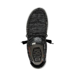 Wally Sox Stitch Wide - Black White -Daily Footwear Shop 40161 0YH WALLYSOXSTITCH BLACKWHITE LEFTTOP 1