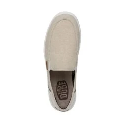 Sunapee Craft - White -Daily Footwear Shop 40178 100 SUNAPEEMCRAFTLINEN WHITE LEFTTOP