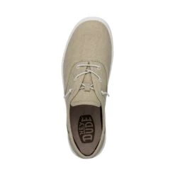 Conway Craft - Taupe 15 Conway Craft - Taupe -Daily Footwear Shop 40179 100 CONWAYMCRAFTLINEN WHITE LEFTTOP
