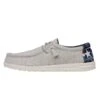 Wally Texas Canvas - Off White 2 Wally Texas Canvas - Off White -Daily Footwear Shop 40380 1LB WALLYTEXASCANVAS OFFWHITE LEFTSIDE