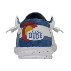 Wally Colorado Watercolor - White 11 Wally Colorado Watercolor - White -Daily Footwear Shop 40382 100 WALLYCOLORADOWATERCOLOR WHITE LEFTBACK