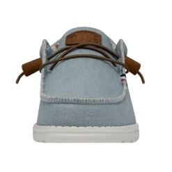 Wally Americana - Denim Stripe 11 Wally Americana - Denim Stripe -Daily Footwear Shop 40395 4OE WALLYAMERICANA DENIMSTRIPE LEFTFRONT