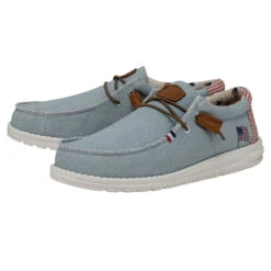 Daily Footwear Shop 24 Daily Footwear Shop -Daily Footwear Shop 40395 4OE WALLYAMERICANA DENIMSTRIPE PAIRSIDE