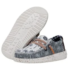 Wally Toddler Tropical - Blue -Daily Footwear Shop 40477 425 WALLYTODDLERTROPICAL BLUE PAIRBOTTOM